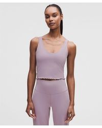 lululemon - – Align Lettuce-Hem Tank Top Light Support, B/C Cup – /Pastel – Size 14 - Lyst