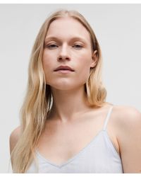 lululemon - Cotton Pointelle Cropped Cami Tank Top - Lyst