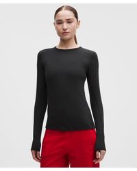 lululemon - Hold Tight Long-sleeve Shirt - Color Black - Size 10 - Lyst