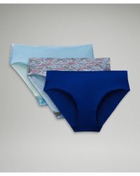 lululemon - Invisiwear Mid-rise Bikini Underwear 3 Pack - Lyst