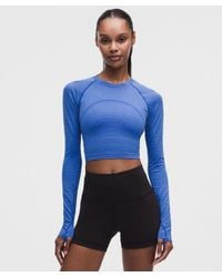 lululemon - Swiftly Tech Cropped Long-Sleeve Shirt 2 - Lyst