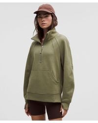 lululemon - – Scuba Oversized Funnel-Neck Half Zip Sweatshirt Long – – Size 6 - Lyst
