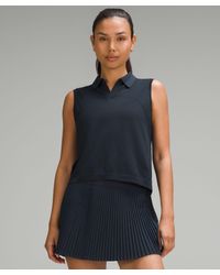 lululemon - Swiftly Tech Sleeveless Polo Shirt Colour Tip - Lyst