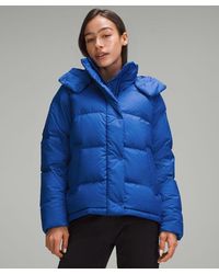 lululemon - Wunder Puff Jacket - Color Blue - Size 0 - Lyst