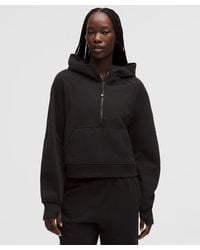 lululemon - Scuba Oversized Half-zip Hoodie - Color Black - Size M/l - Lyst