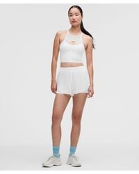 lululemon - – Ace Advantage High-Rise Pleated Tennis Shorts – 2" – – Size Large - Lyst