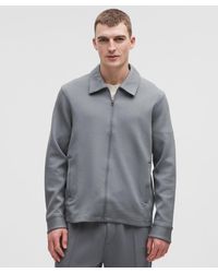 lululemon - – Smooth Spacer Collared Full Zip Hoodie – – Size Large - Lyst