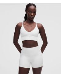 lululemon - Focuser Scoop-Neck Bra Nulu - Lyst
