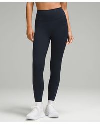 lululemon - Fast And Free High-rise Tight Leggings Pockets - 25" - Color Blue - Size 0 - Lyst