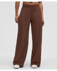 lululemon - – Swift Mid-Rise Wide-Leg Pants – – Size 4 - Lyst