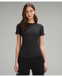 lululemon - Hold Tight Short-sleeve Shirt - Color Black - Size 0 - Lyst