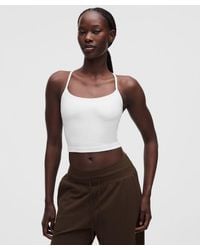 lululemon - – Flow Y Cropped Tank Top Light Support, B/C Cup – – Size Large - Lyst