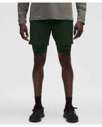 lululemon - License To Train Lined Short 7" - Lyst