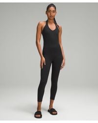 lululemon - Aligntm Halter Bodysuit 25" - Lyst