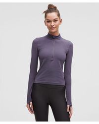 lululemon - – Merino Base Layer Half Zip Sweatshirt – Wool-Blend – – Size 4 - Lyst