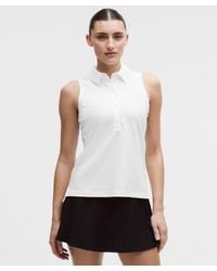 lululemon - Quick-Dry Sleeveless Polo Shirt - Lyst