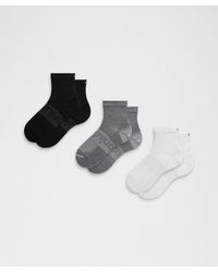 lululemon - – Power Stride Ankle Socks 3 Pack – – Size Large - Lyst
