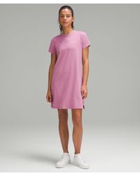 lululemon athletica - Classic-fit Cotton-blend T-shirt Dress - Lyst
