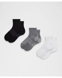 lululemon - – Power Stride Ankle Socks 3 Pack – – Size Large - Lyst