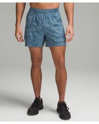 lululemon - Pace Breaker Lined Shorts - 5" - Color Blue - Size L - Lyst