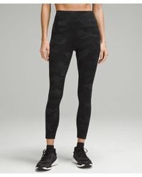 lululemon - Wunder Train High-rise Tight Leggings - 25" - Color Camo/black - Size 0 - Lyst