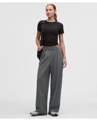 lululemon - – Daydrift High-Rise Wide-Leg Trousers Regular – – Size Large - Lyst