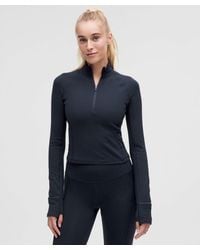 lululemon - It'S Rulu Cropped Half Zip - Lyst