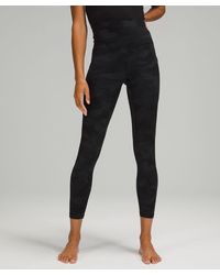 lululemon - Align High-rise Pants With Pockets - 25" - Color Camo/black - Size 0 - Lyst