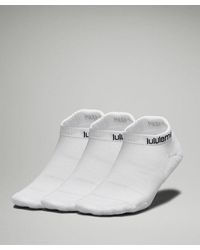 lululemon - Daily Stride Comfort Low-ankle Socks 3 Pack - Color White - Size L - Lyst