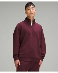lululemon - Lunar New Year Steady State Half Zip Sweatshirt - Color Burgundy/red - Size L - Lyst