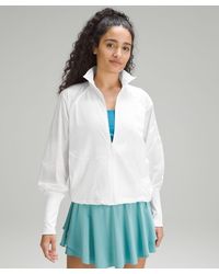 lululemon - Lightweight Tennis Full-zip Track Jacket - Color White - Size 10 - Lyst