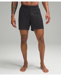 lululemon - Balancer Shorts - 6" - Color Black/grey - Size L - Lyst