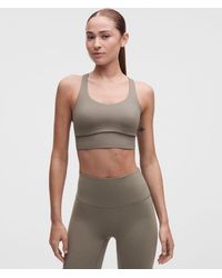 lululemon - Energy Longline Bra Medium Support, B-D Cups - Lyst