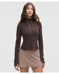 lululemon - – Define Cropped Hooded Jacket Nulu – – Size 10 - Lyst