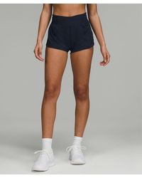 lululemon - Hotty Hot High-rise Lined Shorts - 2.5" - Color Blue - Size 10 - Lyst