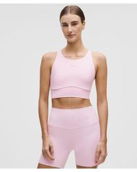 lululemon - – Energy High-Neck Longline Sports Bra Evolve Medium Support, B-D Cups – – - Lyst