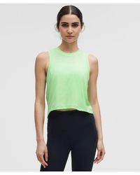 lululemon - Swiftly High-Low Cropped Tank Top - Lyst