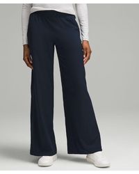 lululemon - Swift Mid-rise Wide-leg Pants Full Length - Color Blue - Size 0 - Lyst