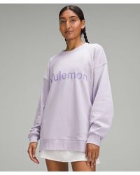 lululemon - – Perfectly Oversized Crew Sweatshirt Graphic – /Pastel – - Lyst