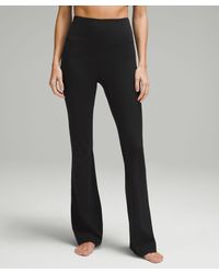 lululemon athletica - Groove Super-high-rise Flared Pants Nulu Regular - Color Black - Size 18 - Lyst