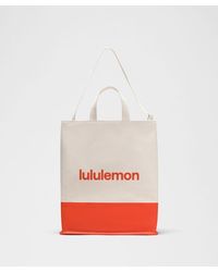 lululemon - – Canvas Market Tote Bag 19L – - Lyst