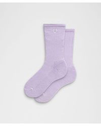 lululemon - – Daily Essential Crew Socks – – Size Medium - Lyst