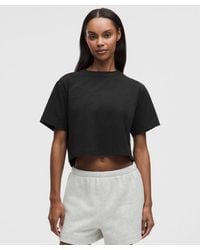 lululemon - – All Yours Organic Cropped T-Shirt – – Size Large - Lyst