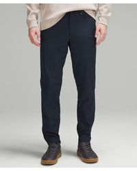 lululemon - Abc Classic-fit 5 Pocket Trousers 32"l Warpstreme - Color Blue - Size 40 - Lyst