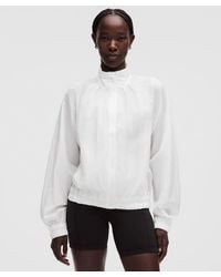 lululemon - – Lightweight Pleated Track Jacket – – Size Large - Lyst