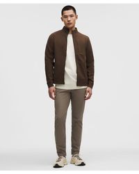 lululemon - Abc Slim-fit Trousers 30"l Warpstreme - Color Brown - Size 28 - Lyst