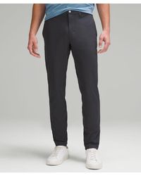 lululemon - Abc Slim-fit Trousers 34"l Warpstreme - Color Black - Size 28 - Lyst