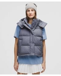 lululemon - Wunder Puff 600-Down-Fill Cropped Vest - Lyst