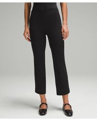 lululemon - Smooth Fit Pull-on High-rise Cropped Pants - Color Black - Size 0 - Lyst