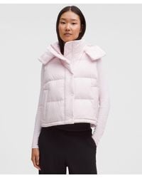 lululemon - Wunder Puff 600-Down-Fill Cropped Vest - Lyst